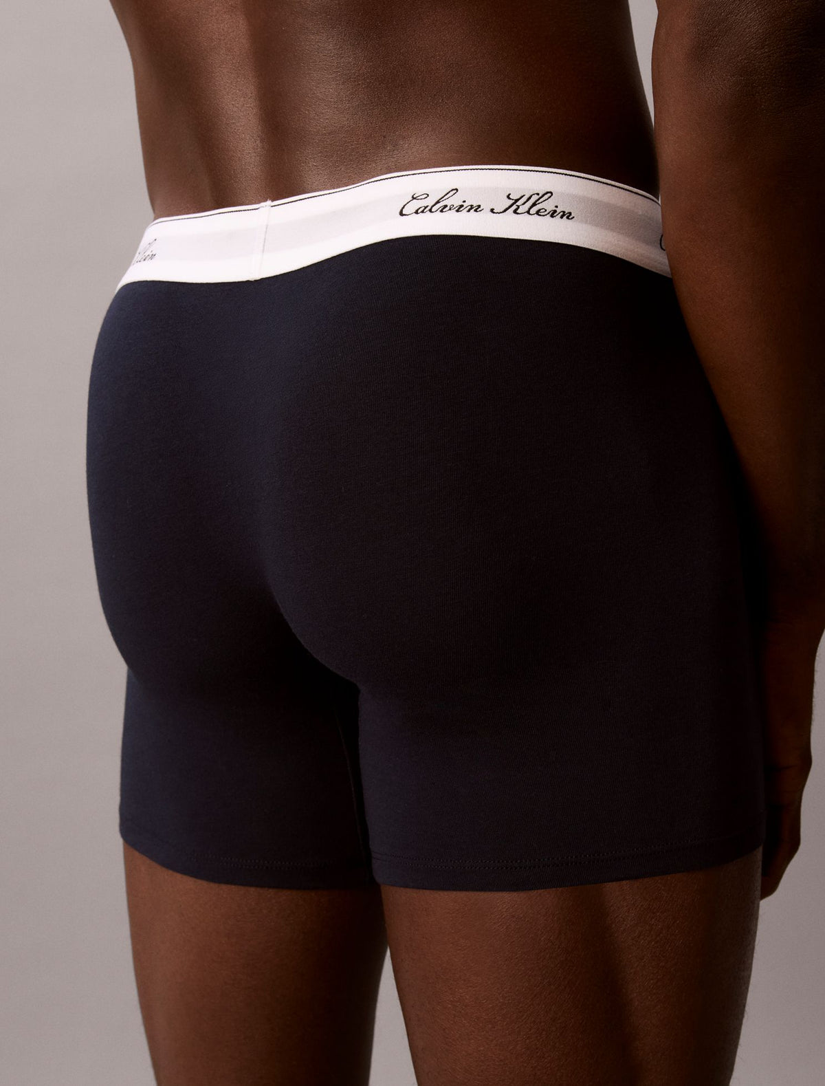 Calvin Klein Icon Cotton Stretch Script 3-Pack Boxer Brief