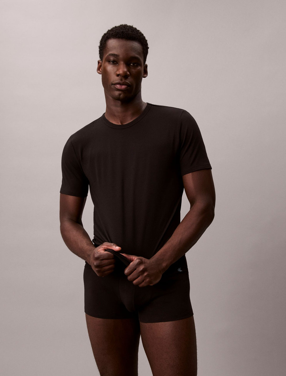 Calvin Klein Cotton Stretch Blend 3-Pack Slim Fit Crewneck T-Shirt