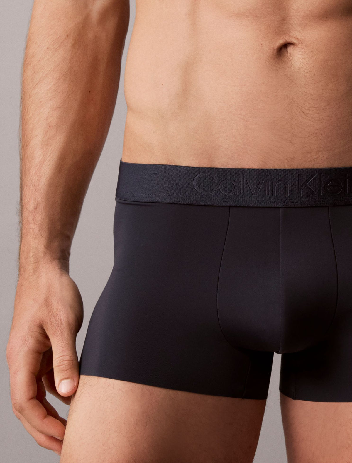Calvin Klein CK Black Microfiber Stretch Low Rise Trunk