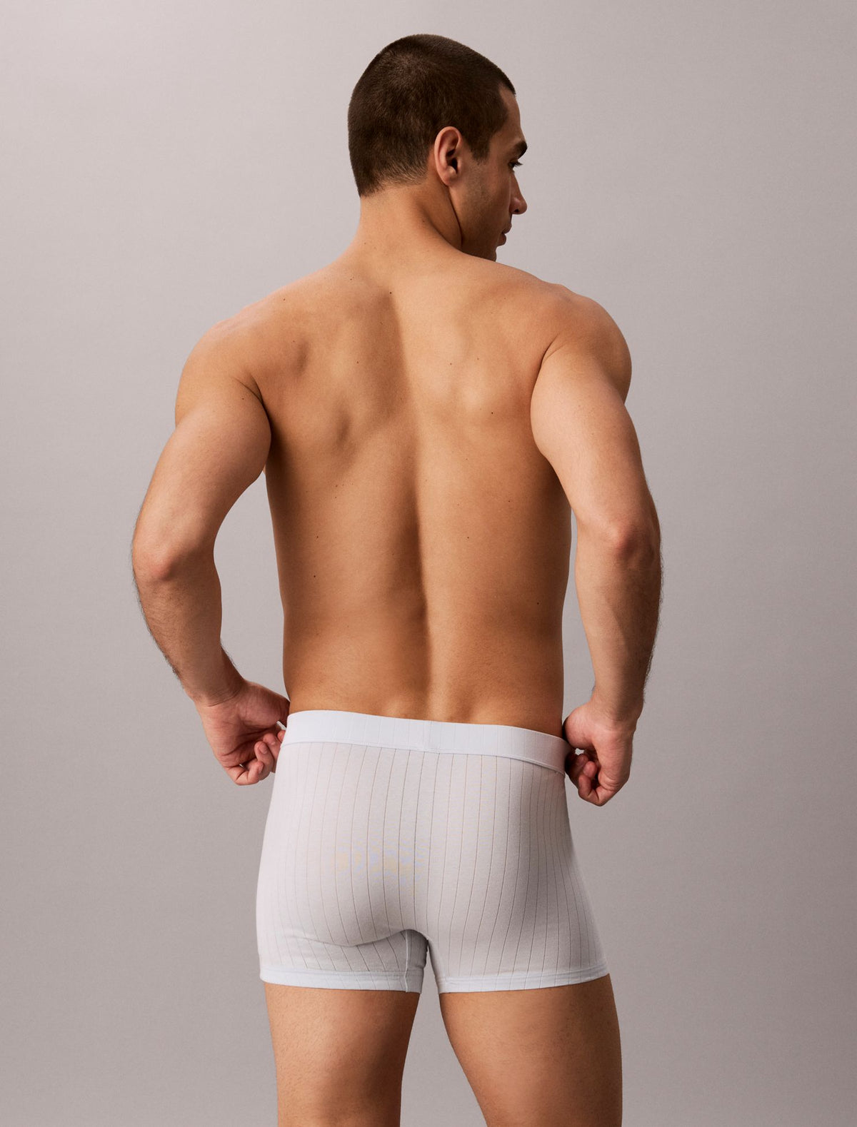 Calvin Klein Cotton Stretch Script Patch Trunk