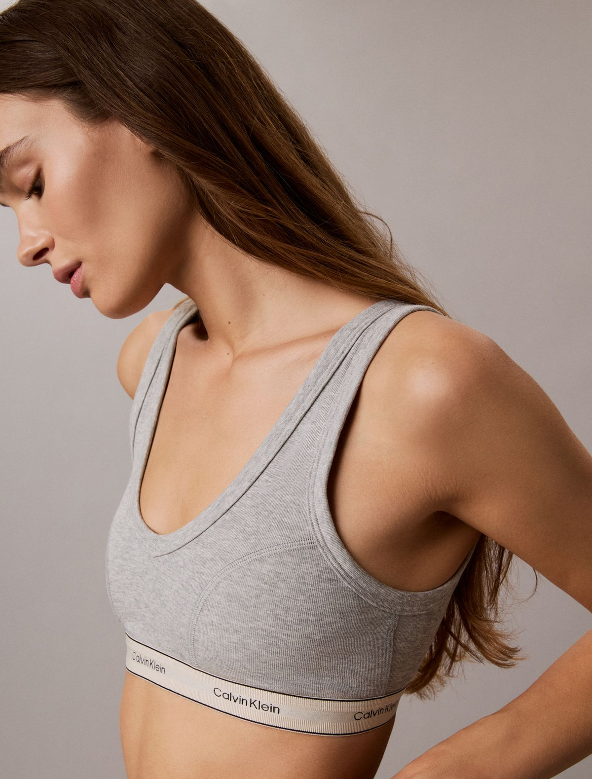 Calvin Klein Heritage Cotton Stretch Lightly Lined Triangle Bralette
