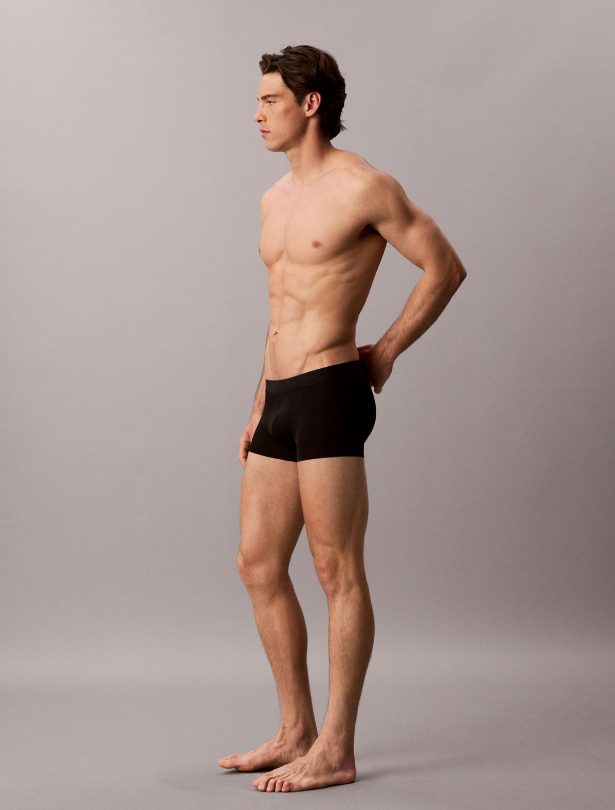 Calvin Klein CK Black Microfiber Stretch Low Rise Trunk