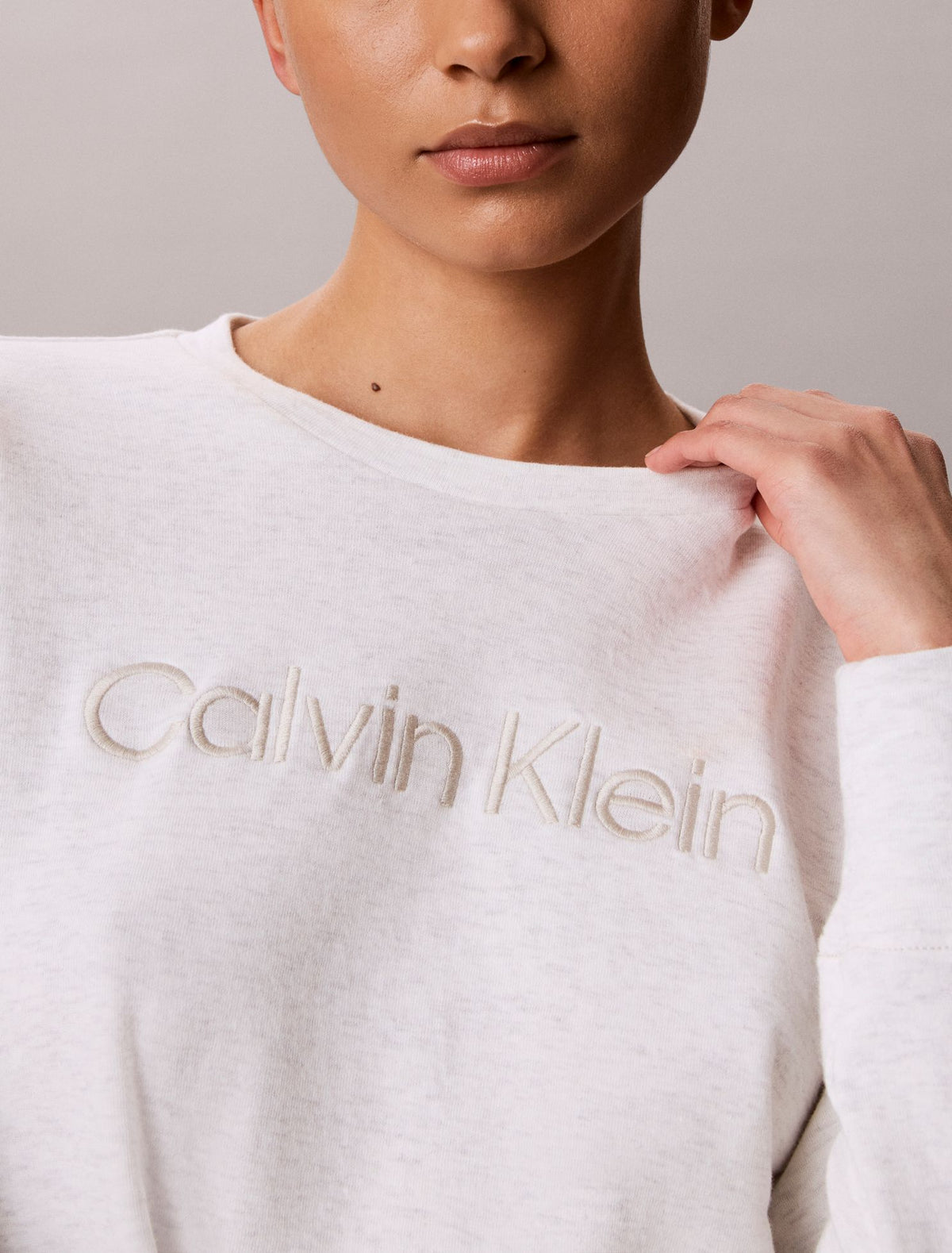 Calvin Klein Modern Terry Relaxed Sweatshirt