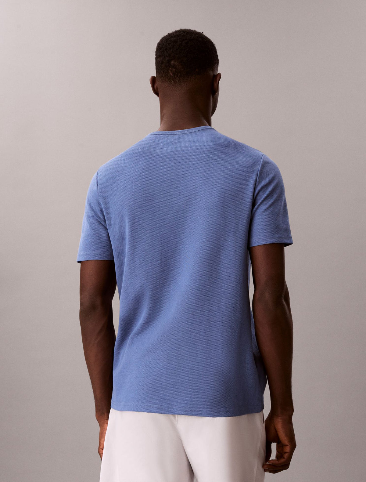 Calvin Klein Pique Crewneck Sleep T-Shirt