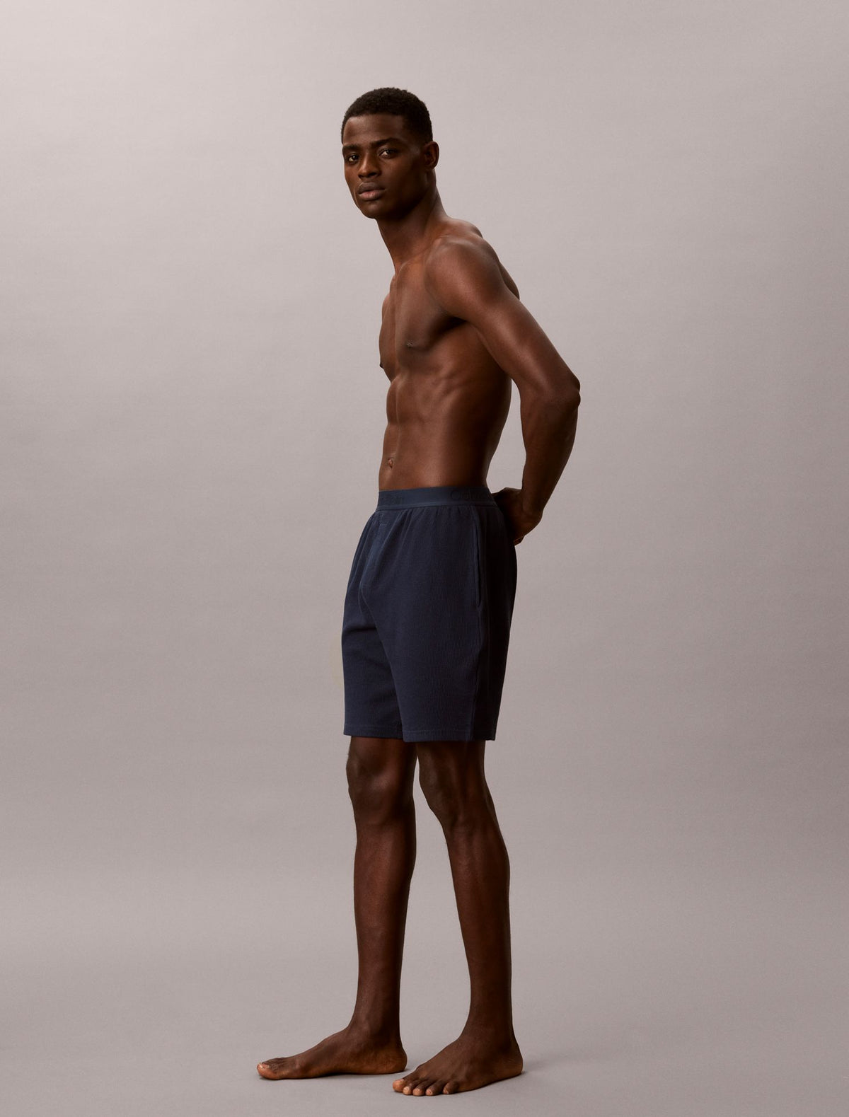 Calvin Klein Waffle Knit Sleep Shorts