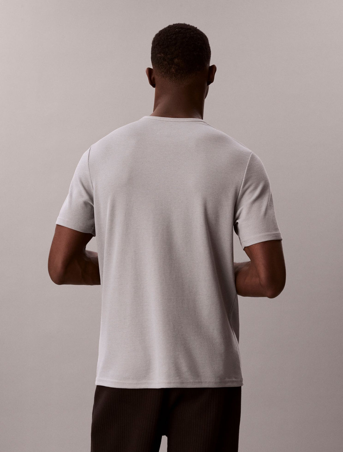 Calvin Klein Pique Crewneck Sleep T-Shirt