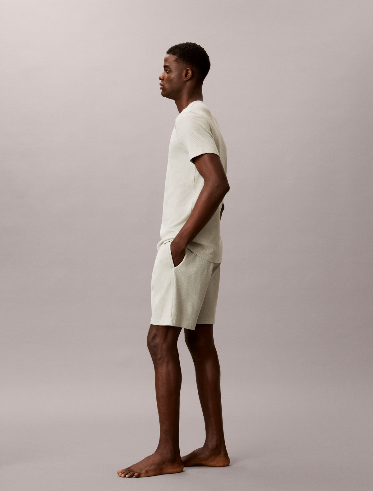 Calvin Klein Waffle Knit Sleep Shorts