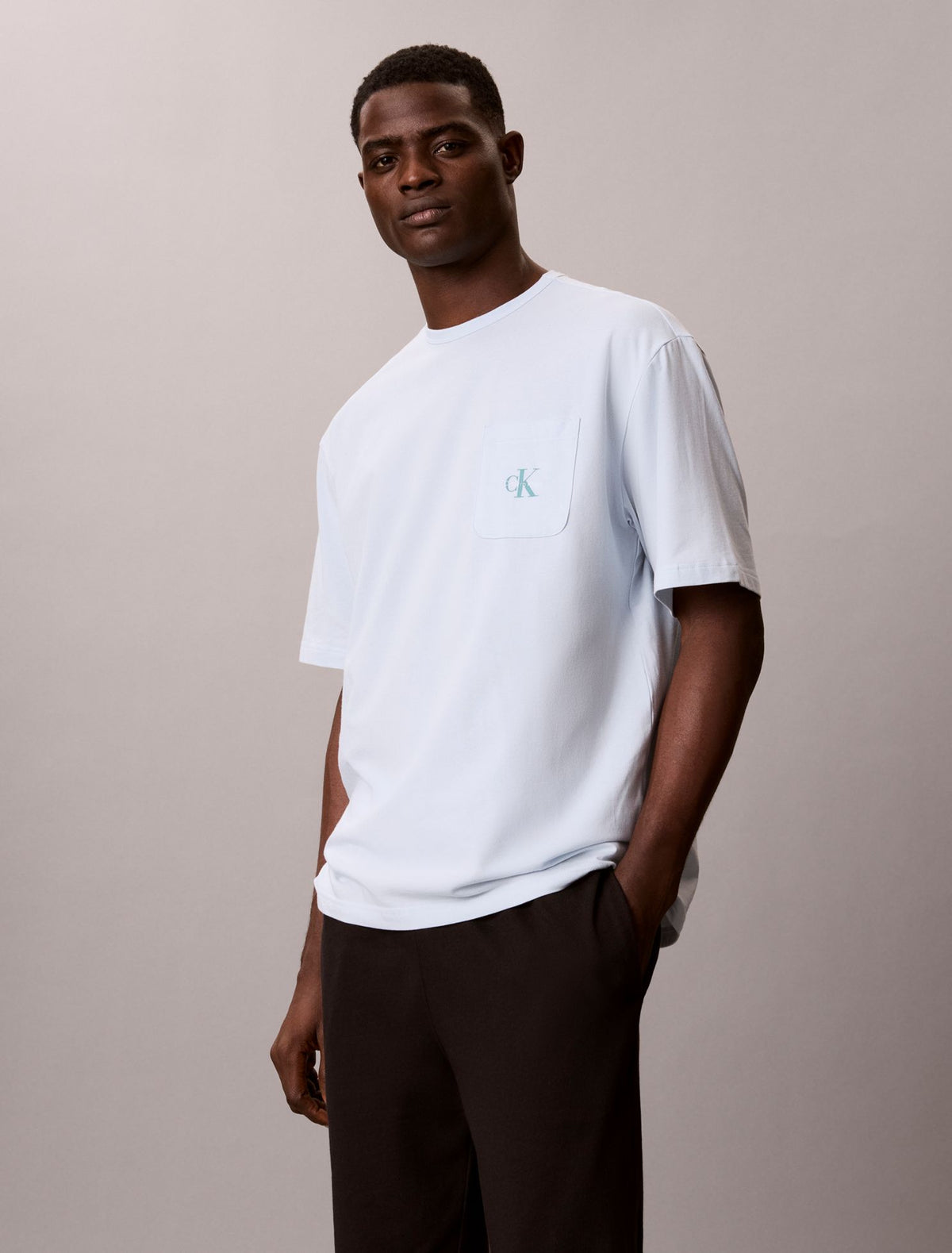 Calvin Klein Icon Cotton Stretch Monologo Sleep Tee