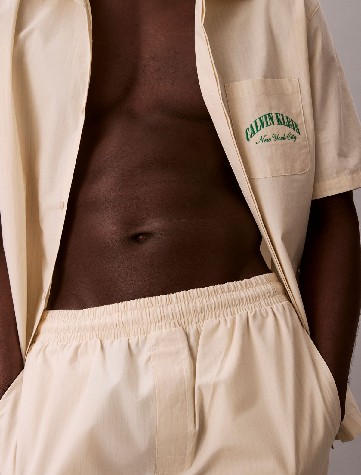 Calvin Klein Heritage Classic Cotton Poplin Sleep Shorts