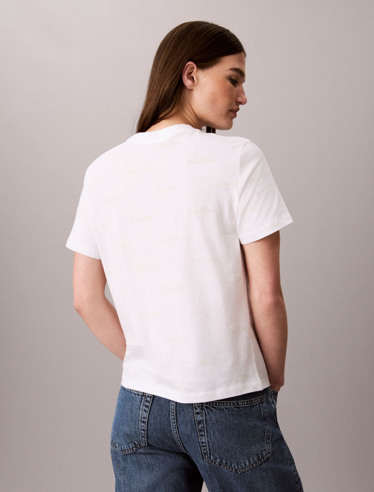 Calvin Klein Allover Logo Classic Tee