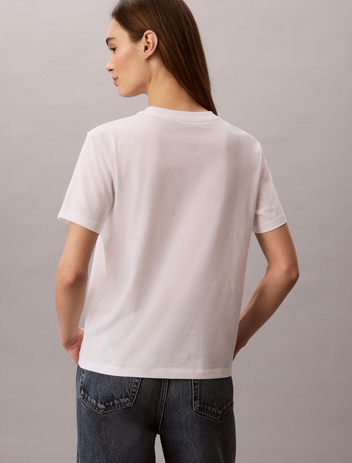 Calvin Klein Felt Logo Graphic Classic T-Shirt