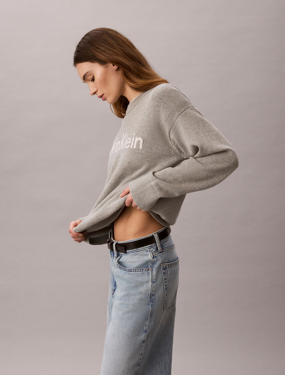 Calvin Klein Logo Graphic Relaxed Sweater