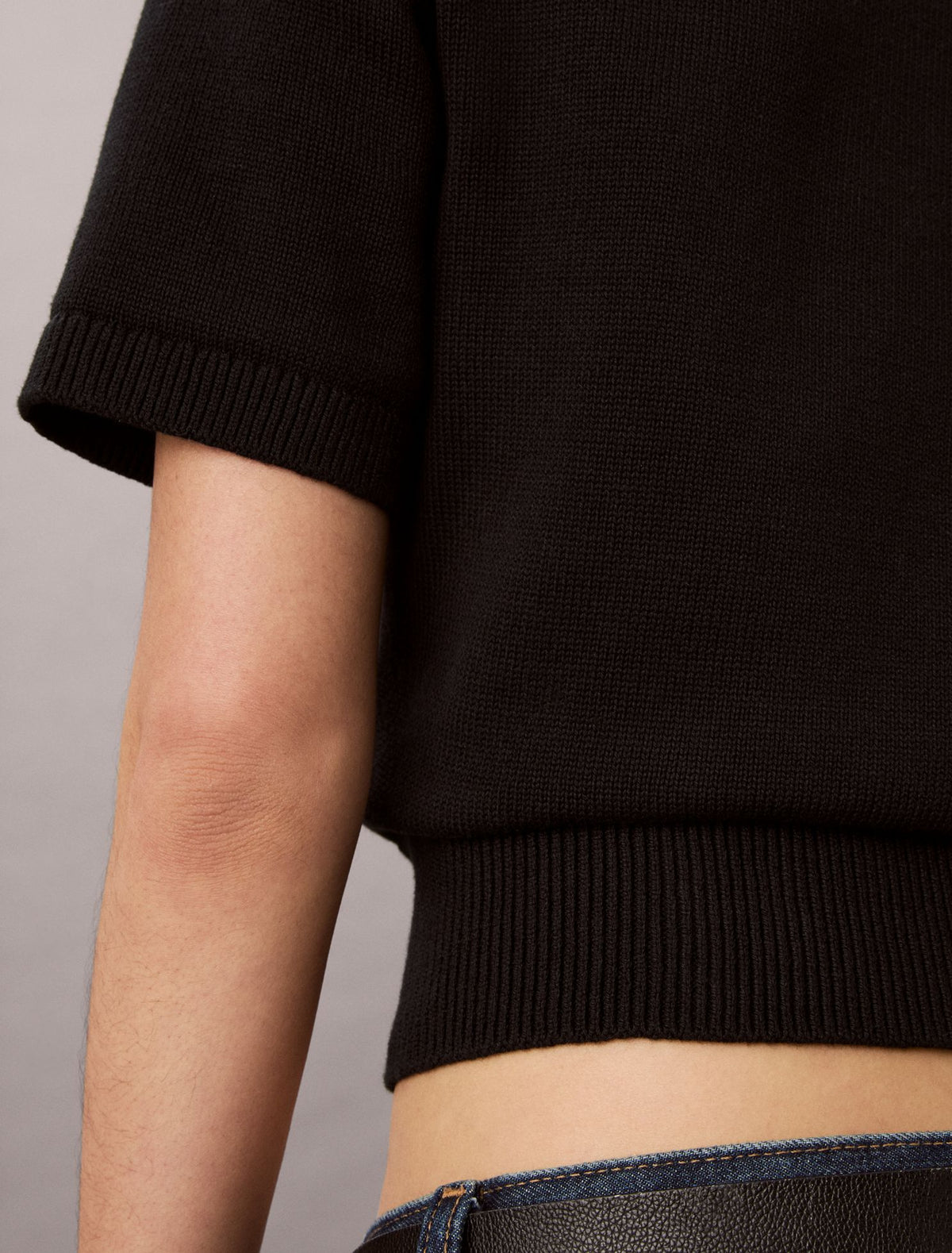 Calvin Klein Monologo Short Sleeve Sweater
