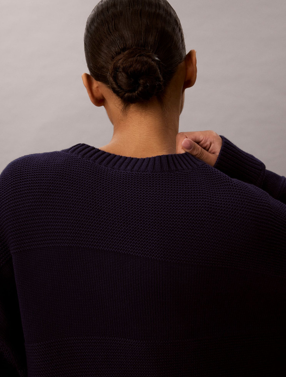 Calvin Klein Textured Monogram Relaxed Sweater