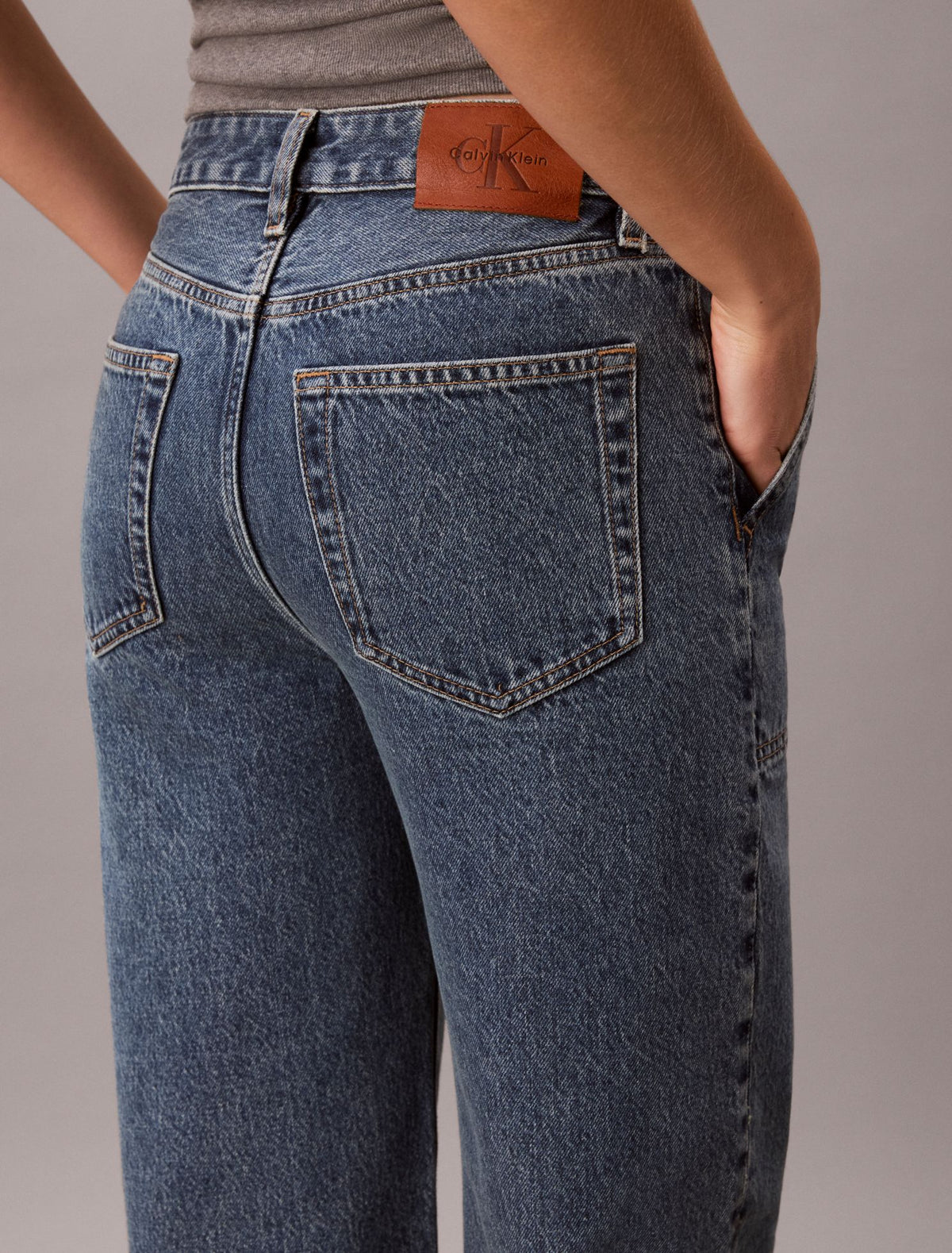 Calvin Klein High Rise Loose Utility Jeans