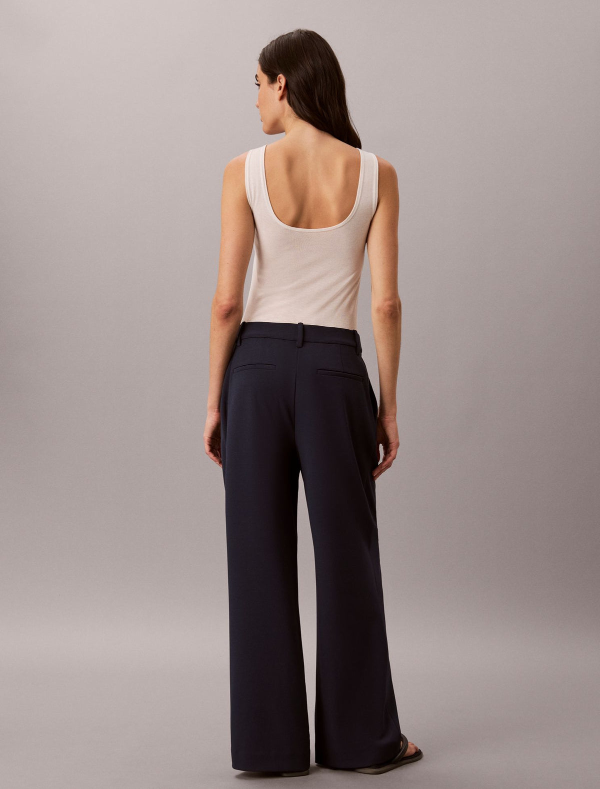 Calvin Klein Stretch Crepe Trousers