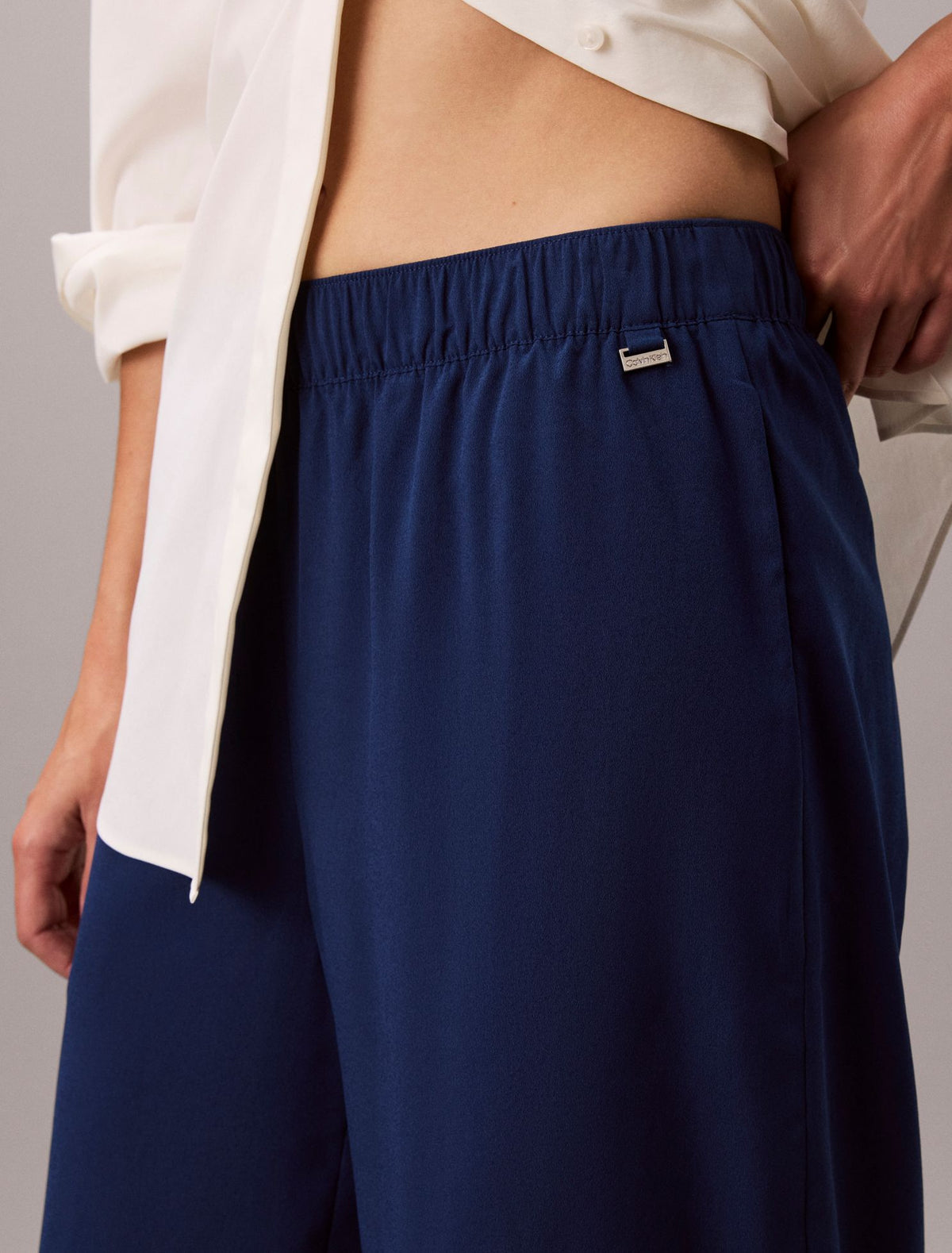 Calvin Klein Wide Leg Pull-On Pants