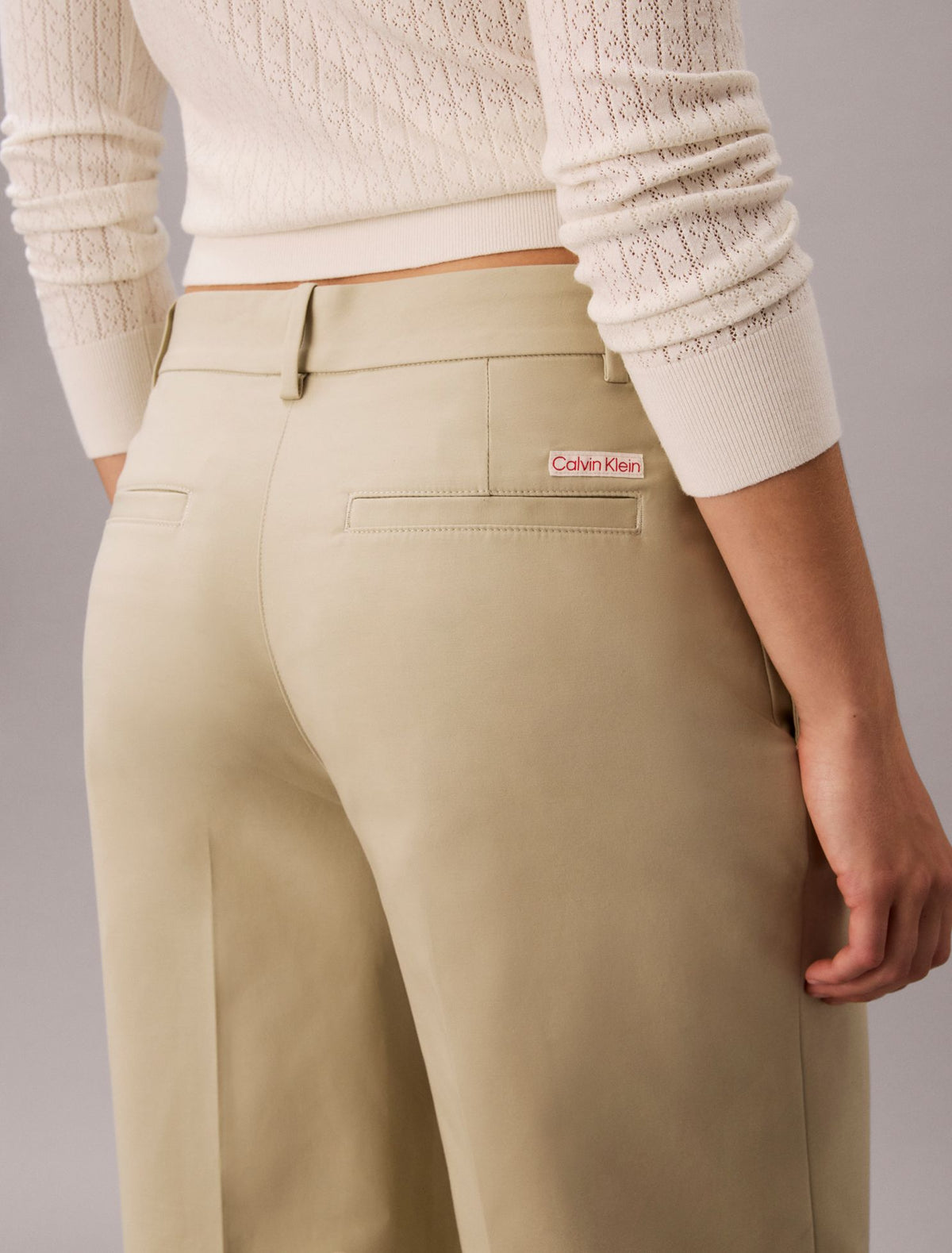 Calvin Klein Chino Wide Leg Pants