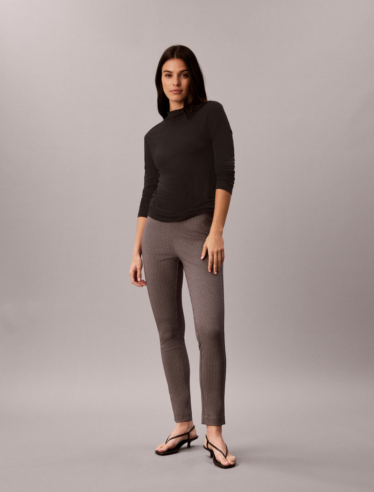 Calvin Klein Ponte Print Skinny Fit Pants