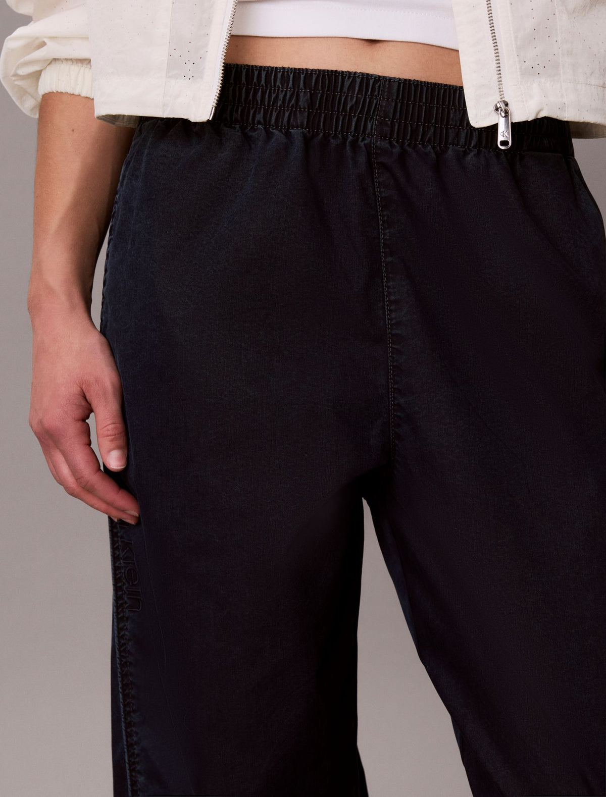 Calvin Klein Denim Parachute Pants