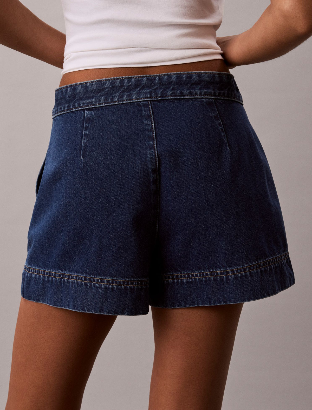 Calvin Klein Denim Utility Shorts