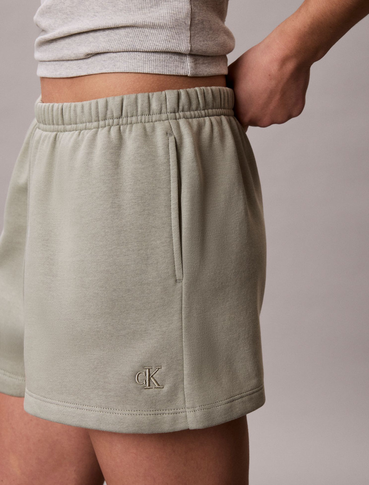 Calvin Klein Archive Logo Fleece Shorts