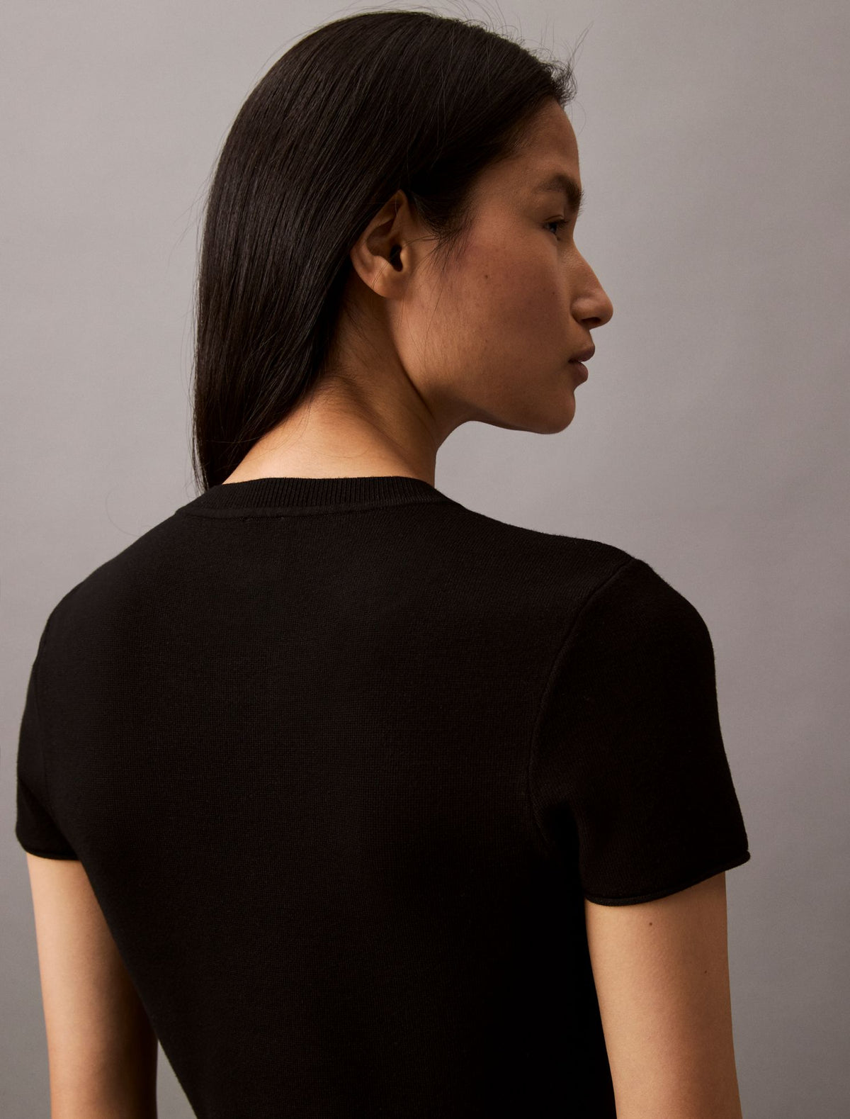 Calvin Klein Tech Knit Short Sleeve Dress