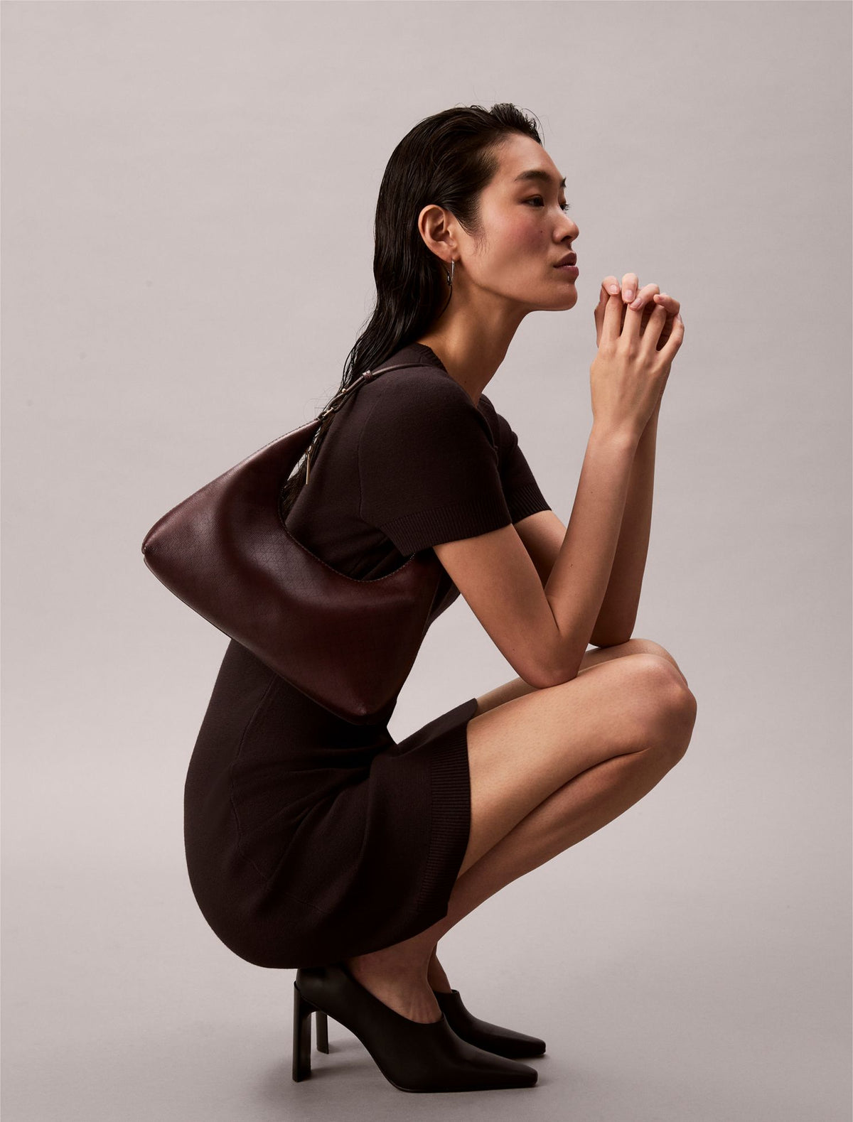Calvin Klein Tech Knit Logo Dress
