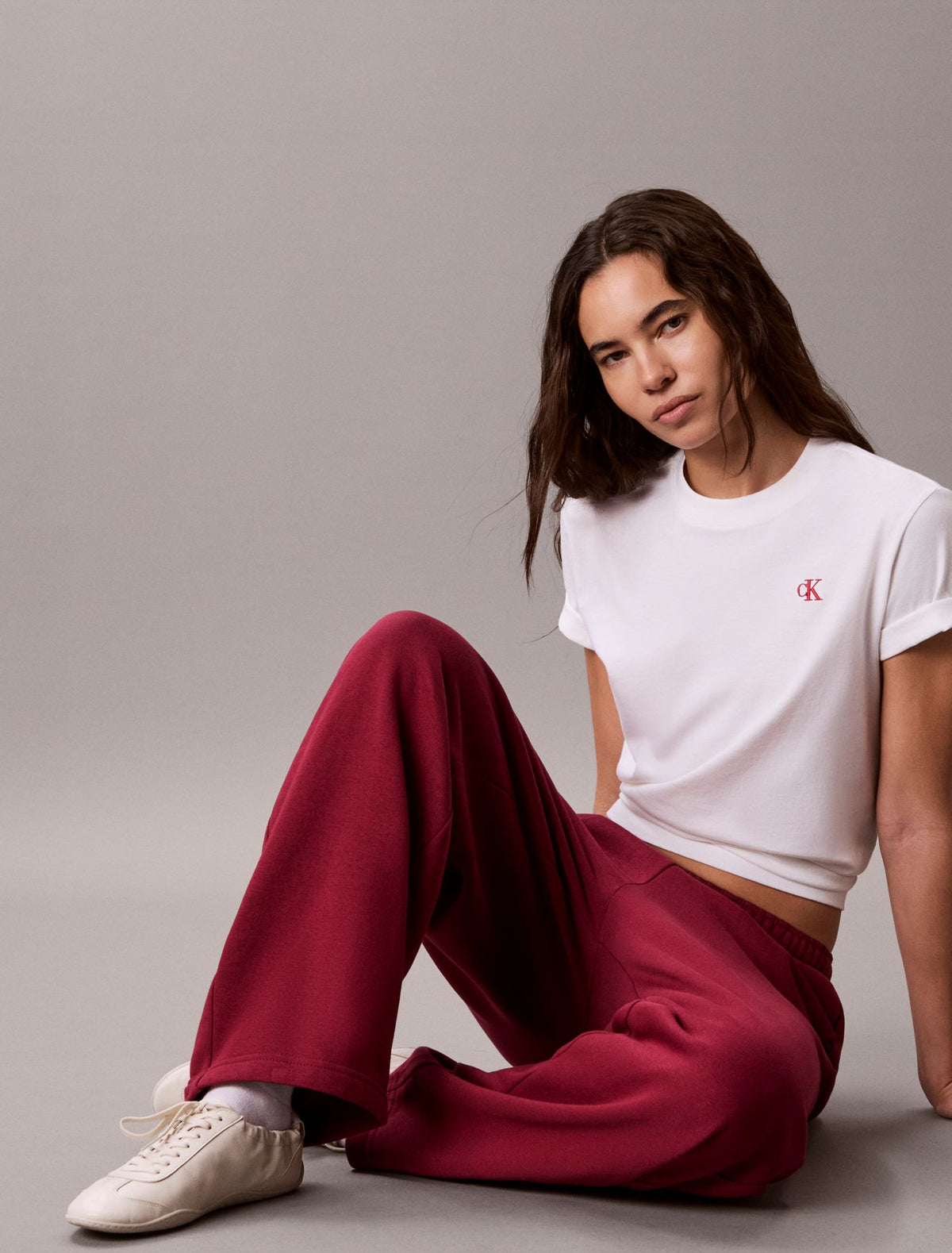Calvin Klein Monologo Fleece Barrel Pants