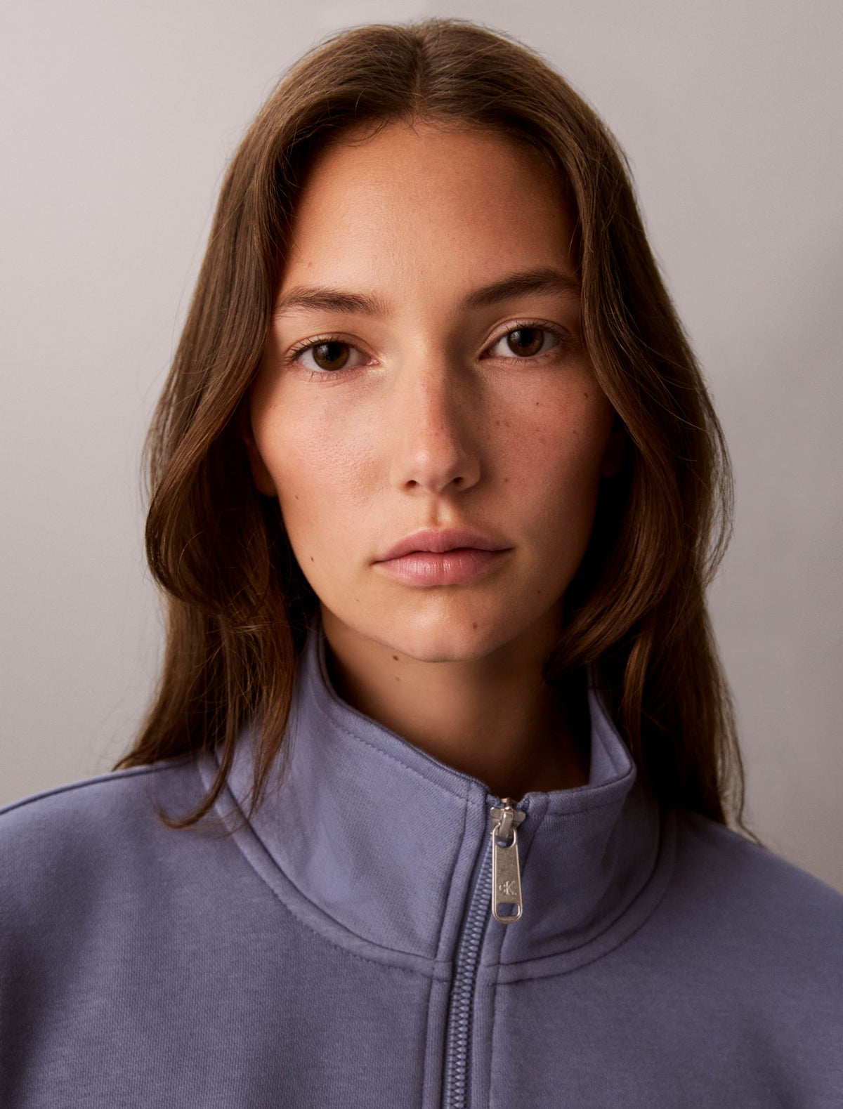 Calvin Klein Monogram Fleece 1/4 Zip Sweatshirt
