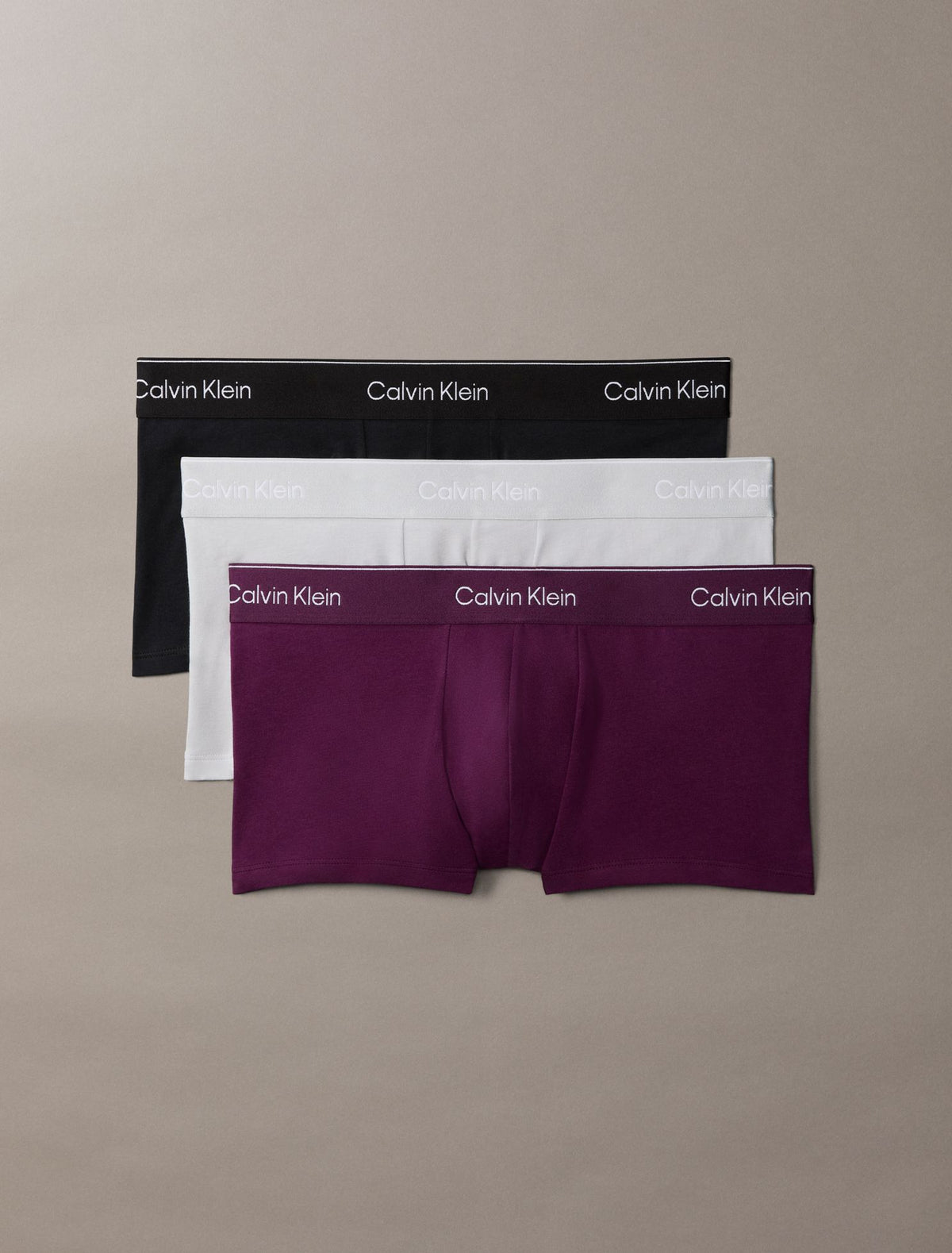 Calvin Klein Icon Cotton Stretch 3-Pack Low Rise Trunk