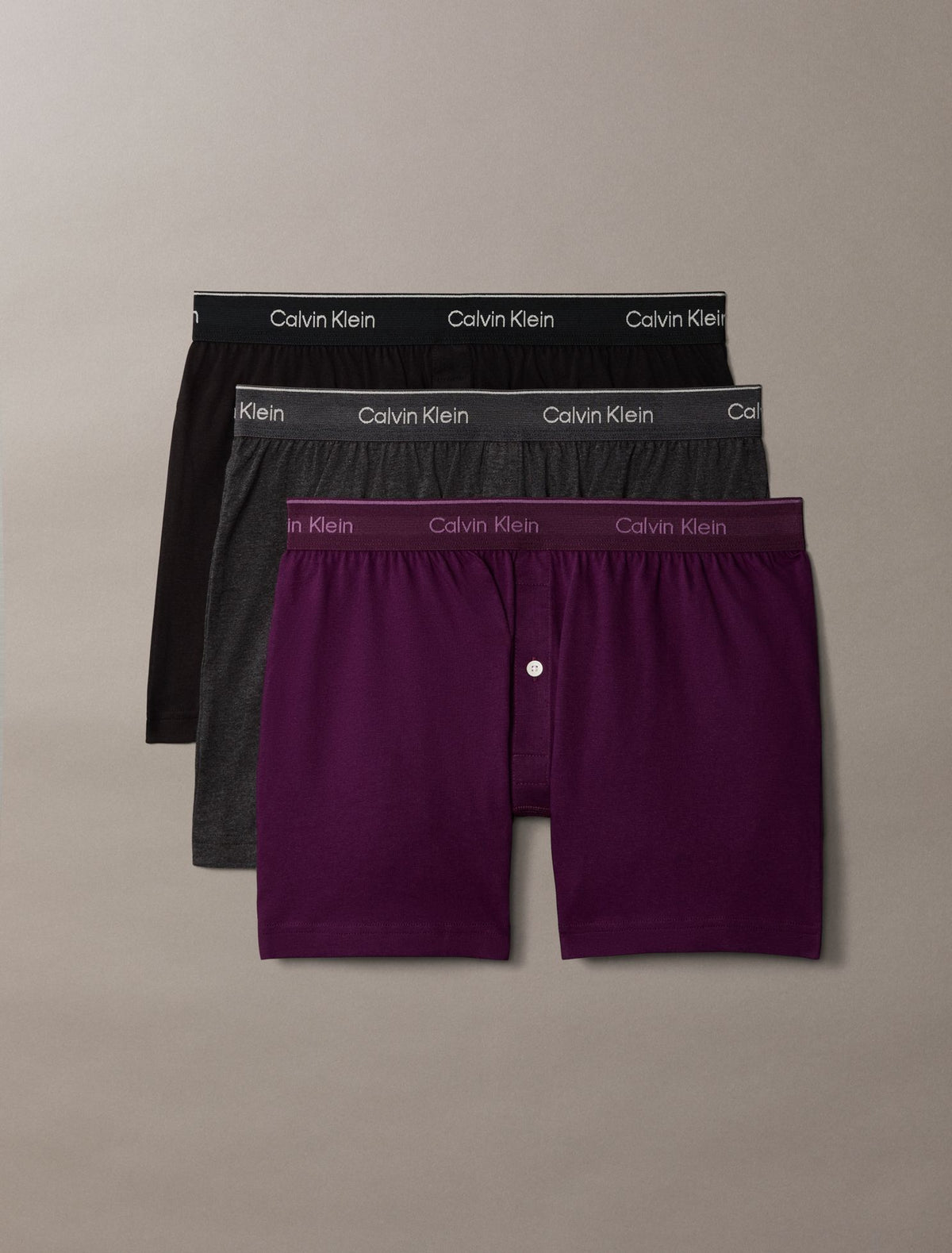 Calvin Klein Cotton Classics 3-Pack Knit Boxer