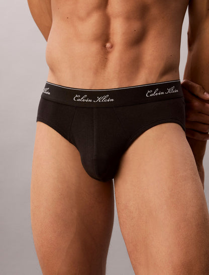 Calvin Klein Icon Cotton Stretch Script 3-Pack Hip Brief