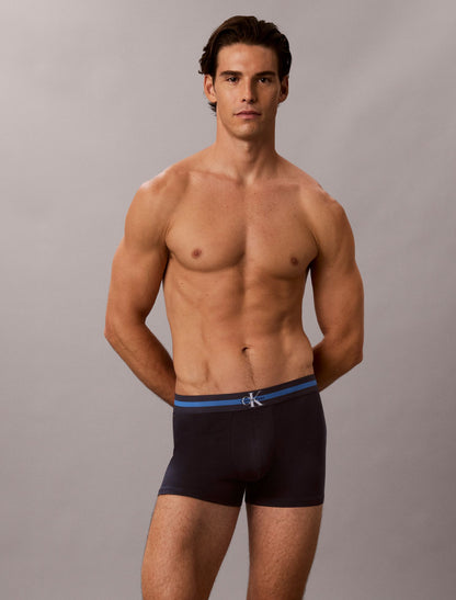Calvin Klein Graphic Monogram Cotton Stretch 3-Pack Trunk