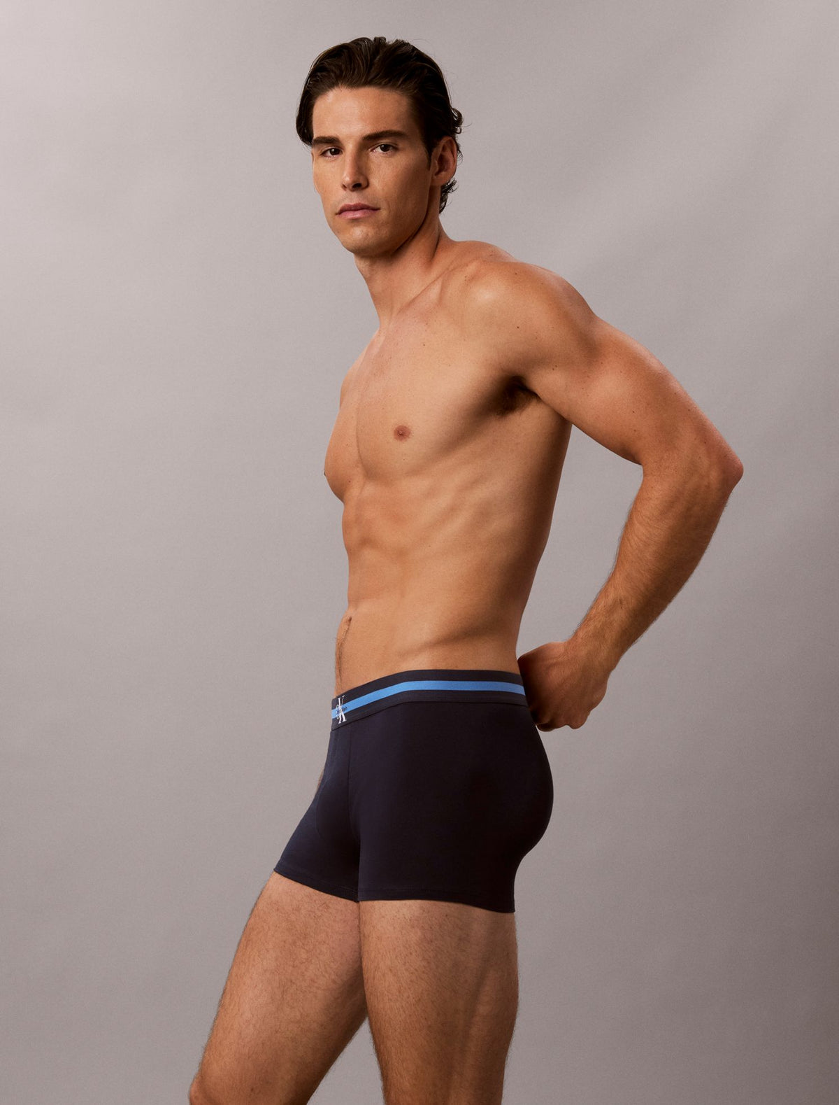 Calvin Klein Graphic Monogram Cotton Stretch 3-Pack Trunk