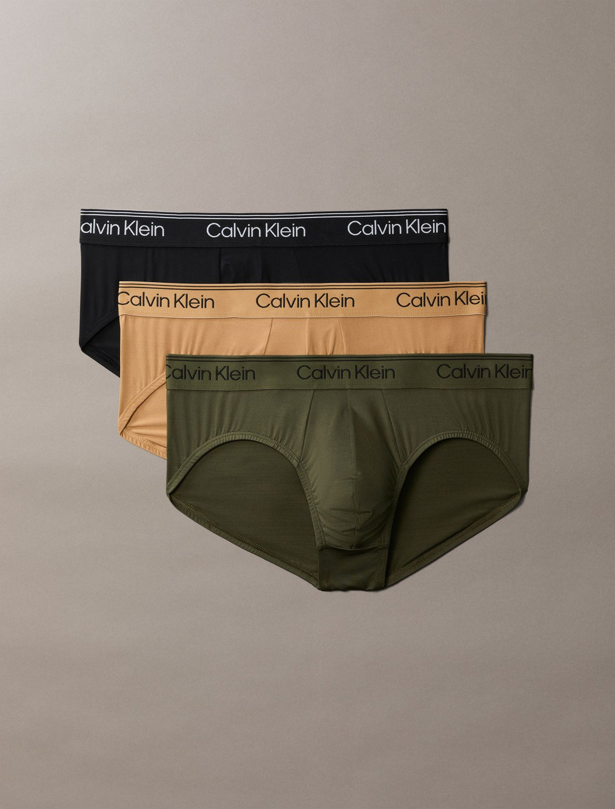 Calvin Klein Microfiber Stretch 3-Pack Hip Brief