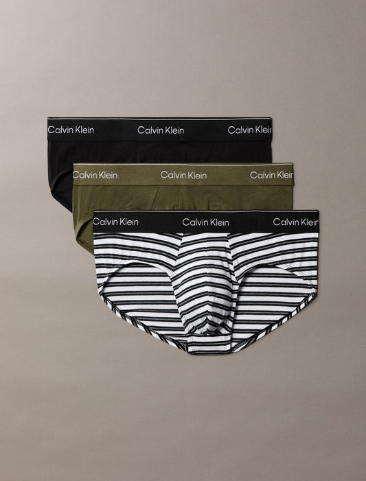 Calvin Klein Icon Cotton Stretch 3-Pack Hip Brief