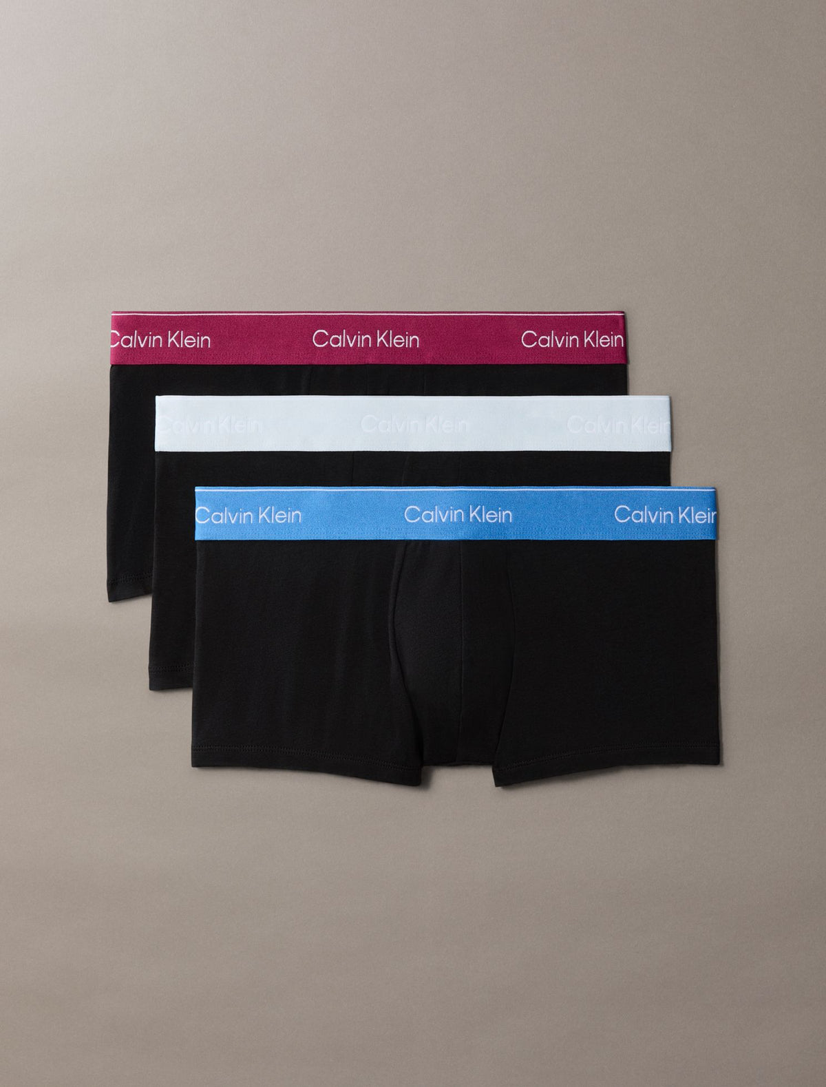 Calvin Klein Icon Cotton Stretch 3-Pack Low Rise Trunk