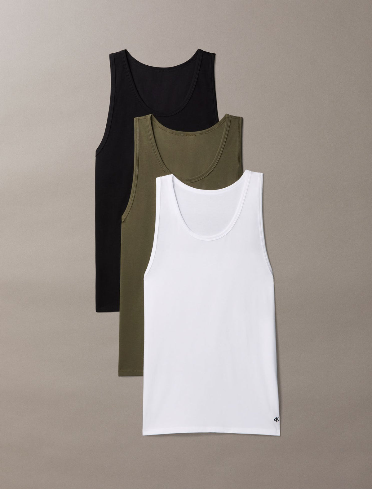 Calvin Klein Cotton Stretch Blend 3-Pack Tank Top