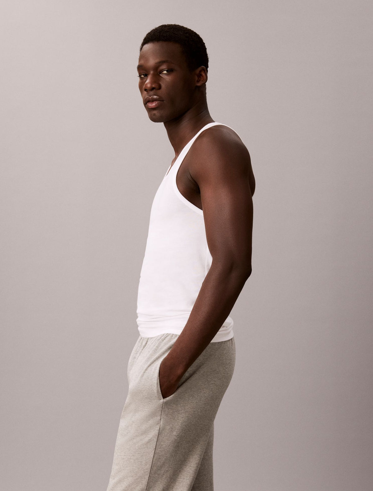 Calvin Klein Cotton Stretch Blend 3-Pack Tank Top