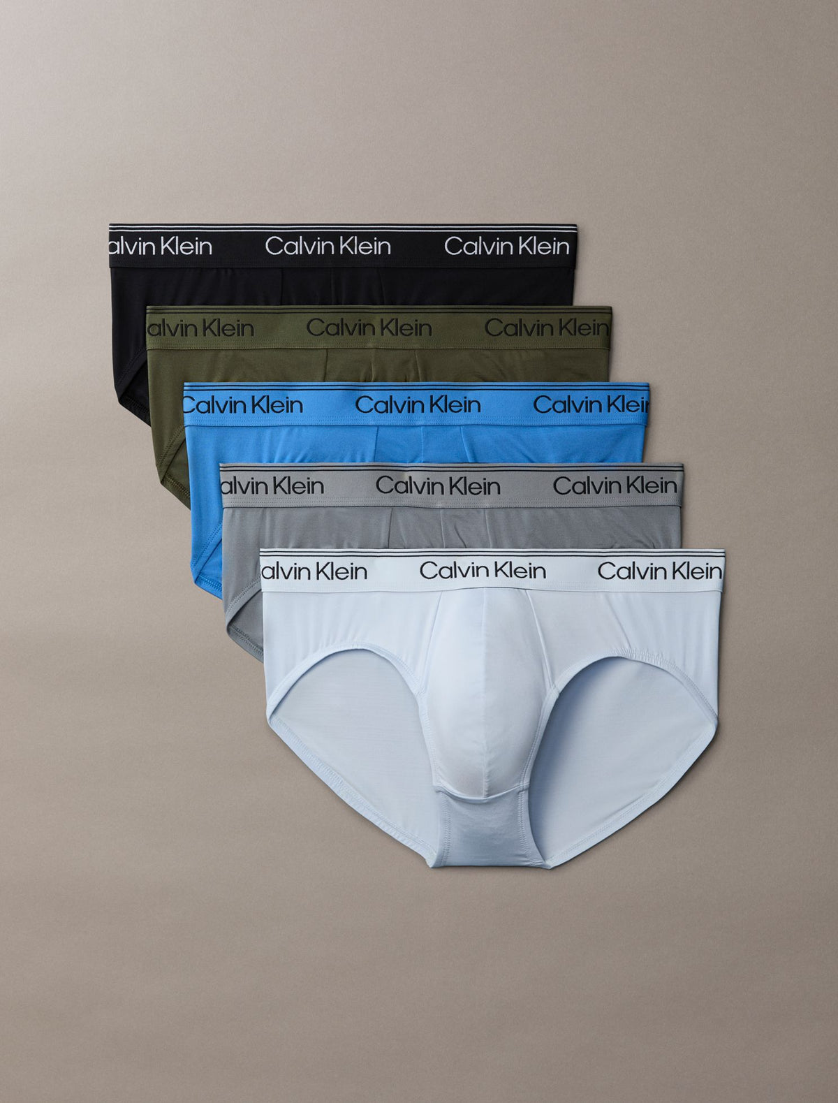 Calvin Klein Microfiber Stretch 5-Pack Hip Brief
