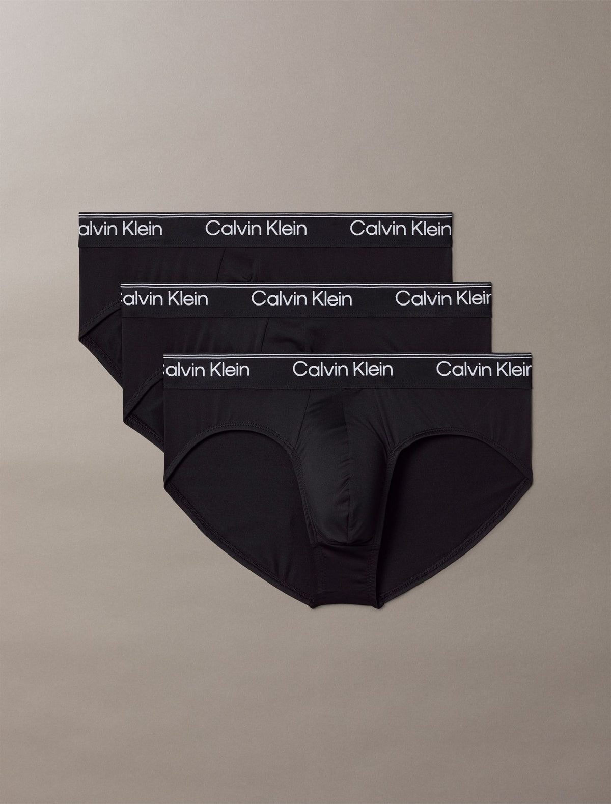 Calvin Klein Microfiber Stretch 3-Pack Hip Brief