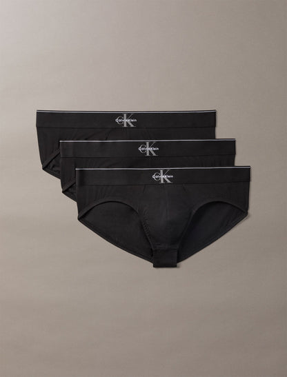 Calvin Klein Graphic Monogram Cotton Stretch 3-Pack Brief