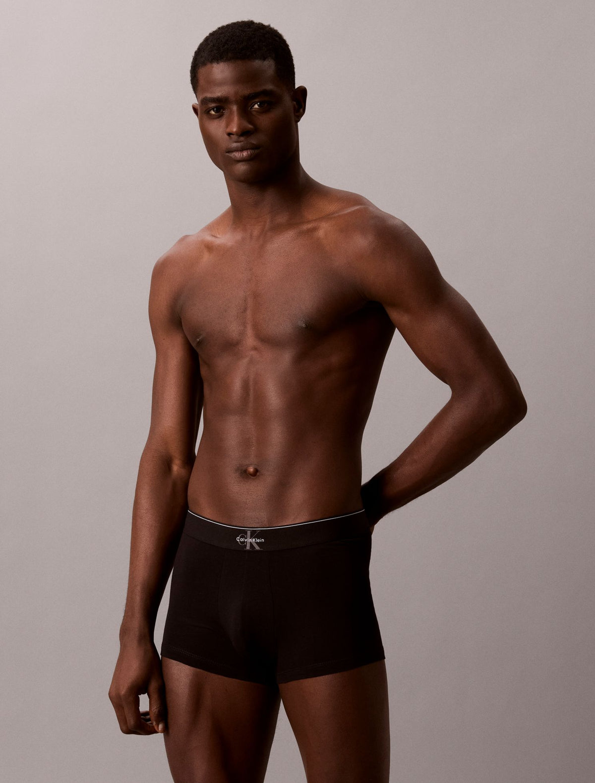 Calvin Klein Graphic Monogram Cotton Stretch 3-Pack Trunk
