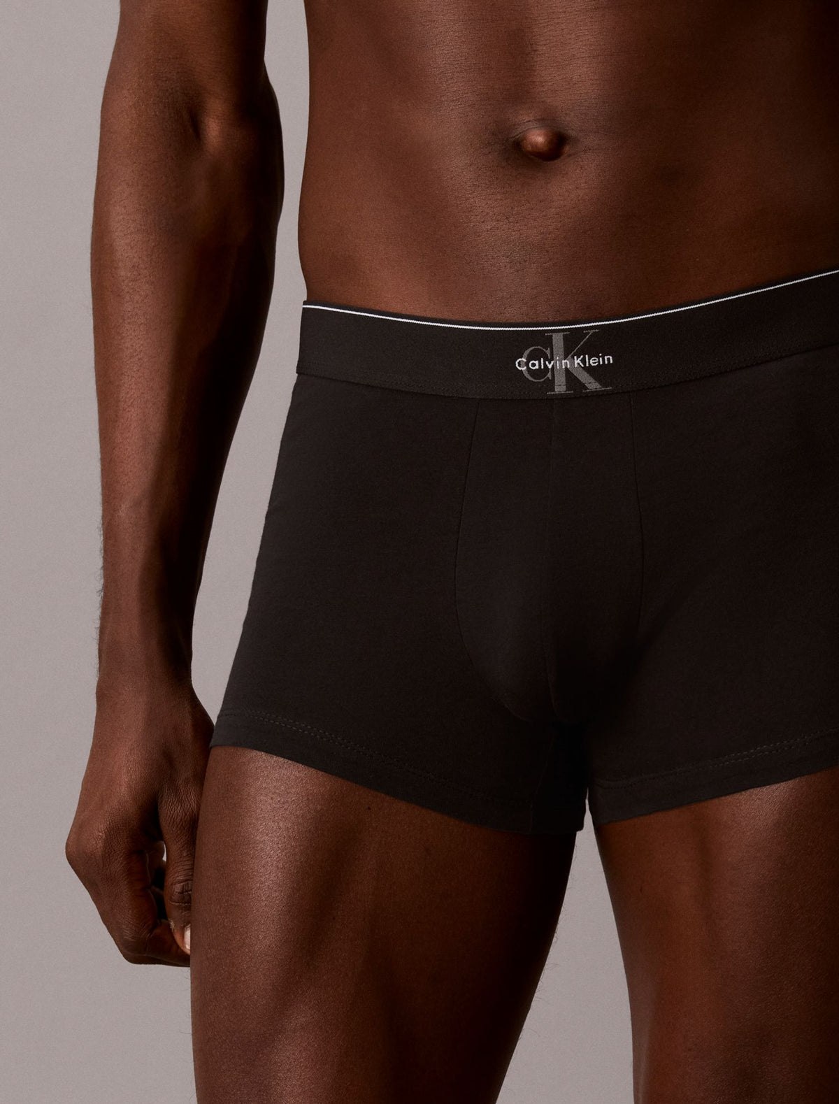 Calvin Klein Graphic Monogram Cotton Stretch 3-Pack Trunk