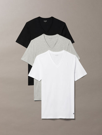 Calvin Klein Cotton Classics 3-Pack Classic Fit V-Neck T-Shirt