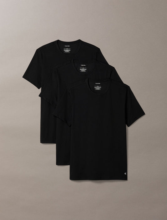 Calvin Klein Cotton Stretch Blend 3-Pack Slim Fit Crewneck T-Shirt