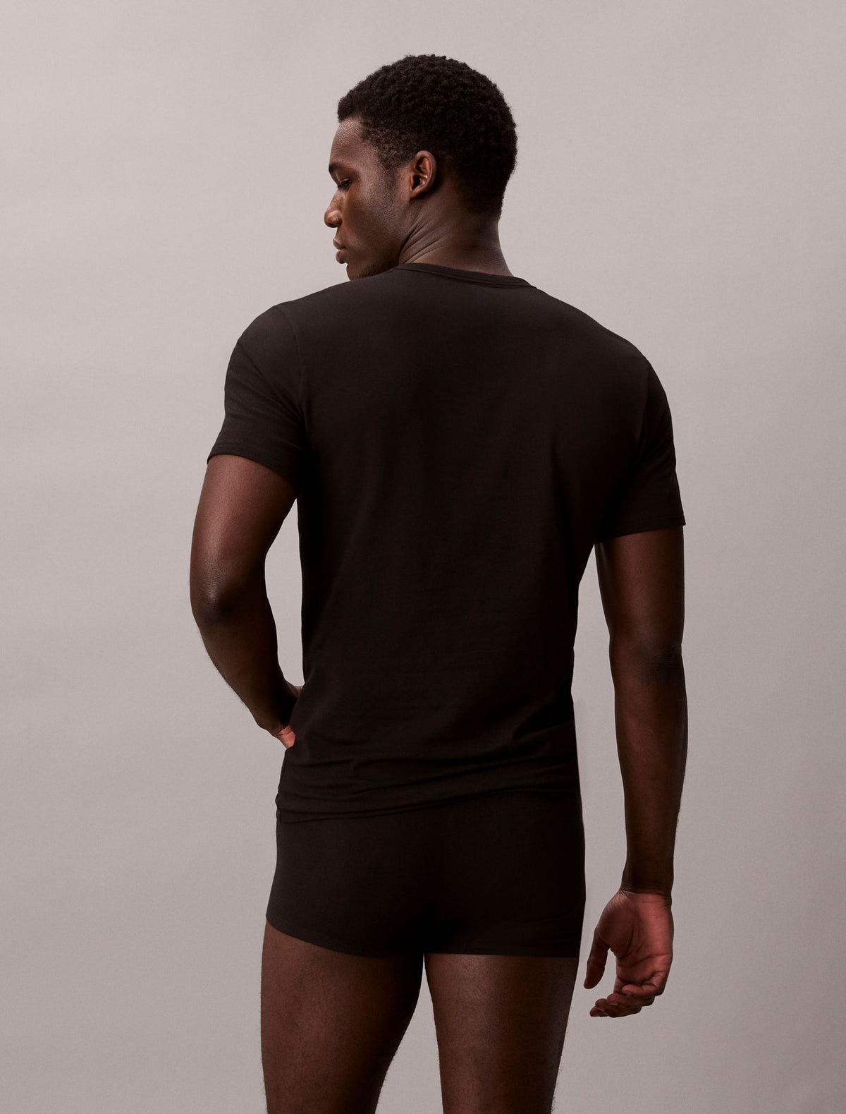 Calvin Klein Cotton Stretch Blend 3-Pack Slim Fit Crewneck T-Shirt