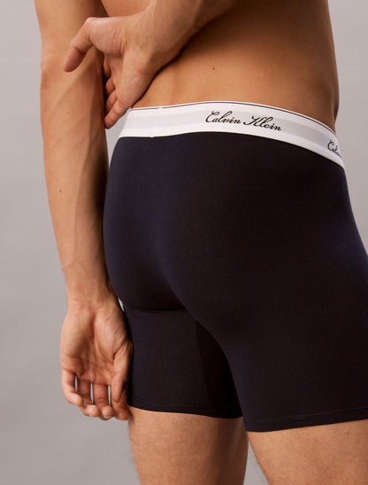Calvin Klein Icon Cotton Stretch Script 3-Pack Boxer Brief