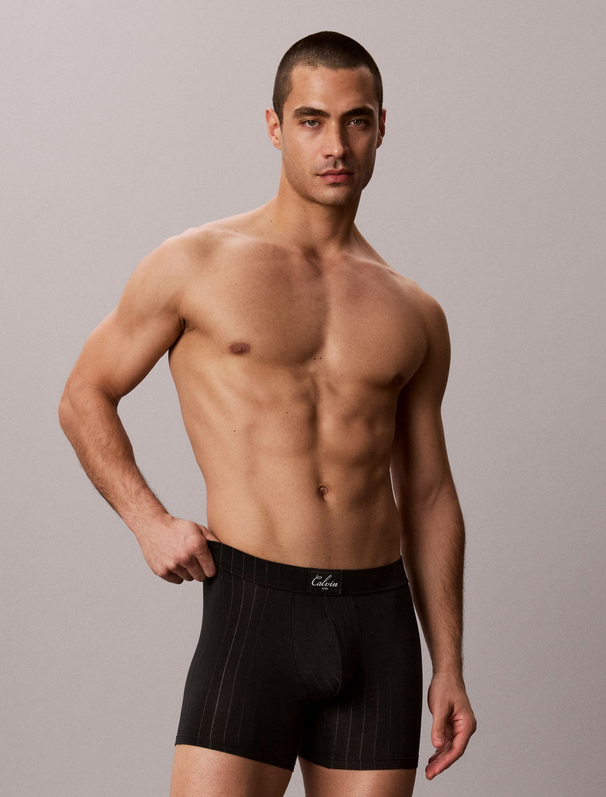 Calvin Klein Cotton Stretch Script Patch Boxer Brief